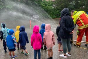 Besuch aus dem Kindergarten