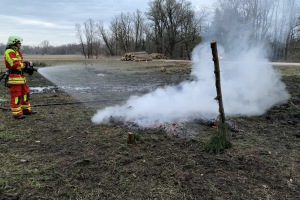 Einsatz 17.03.2020 - Holzerfeuer