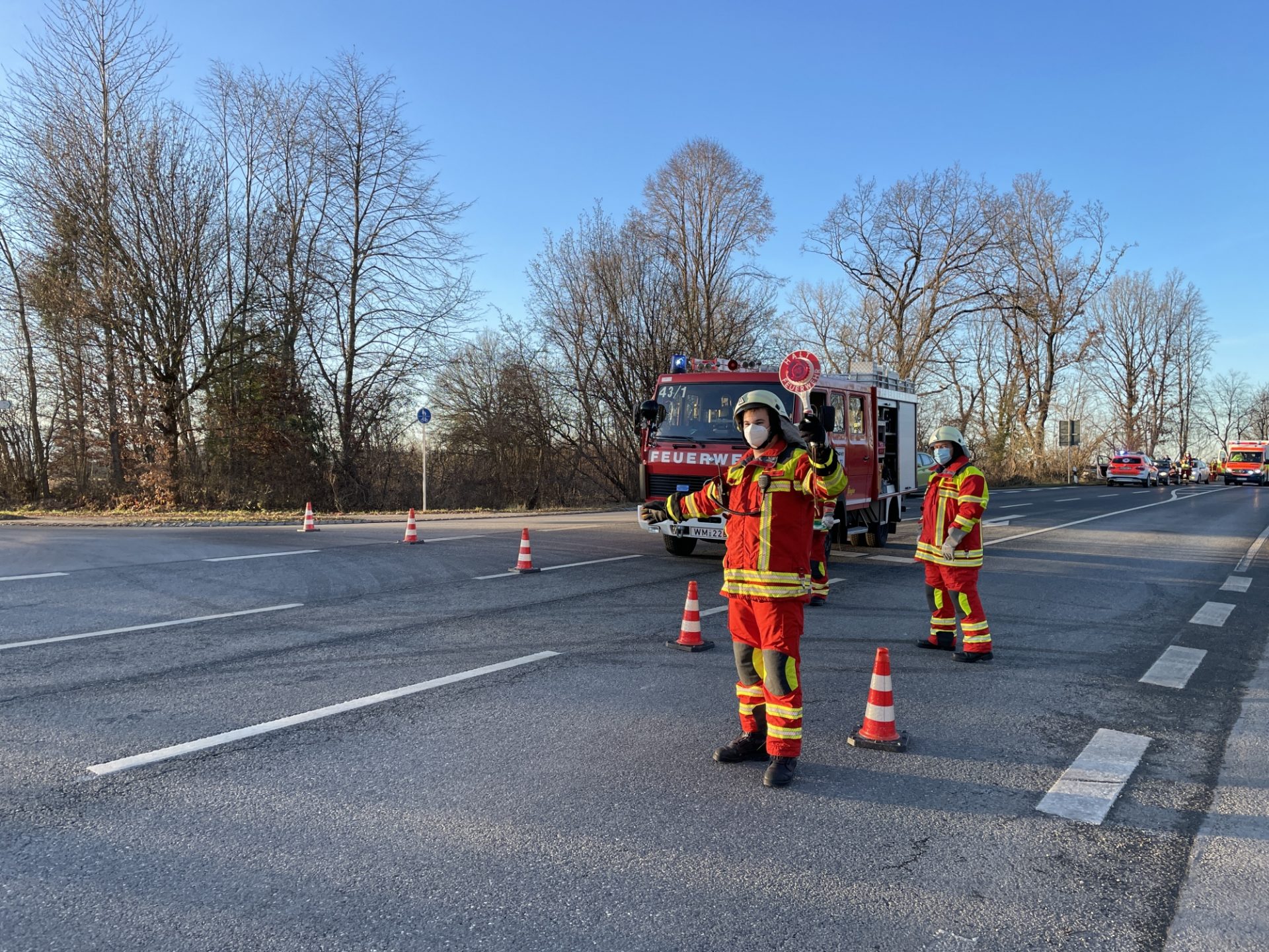 Einsatz 18.12.2020 – Verkehrsunfall mit eingeklemmter Person