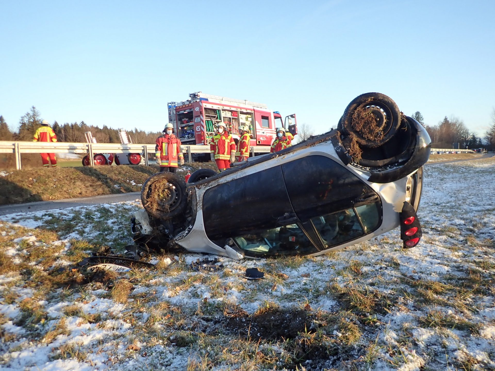 Einsatz 08.01.2022 – Verkehrsunfall B2